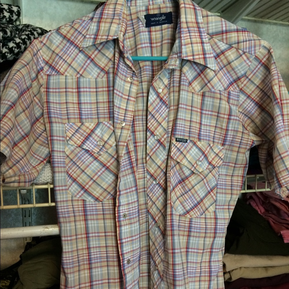 Vintage Wrangler pearlsnap shirt